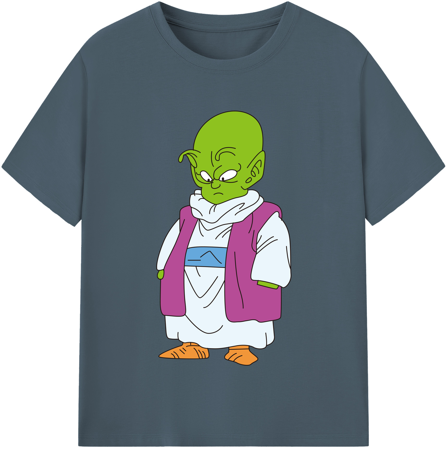 （画像用） ドラゴンボール ピッコロ DRAGON BALL Piccolo 綿100％半袖Tシャツ（フロントプリント）